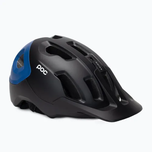 Kask rowerowy POC Axion uranium black/opal blue metallic/matt