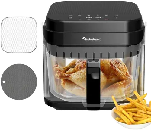 Air Fryer Frytkownica beztłuszczowa TURBOTRONIC TT-AFG5 5.5L 8 automatycznych programów