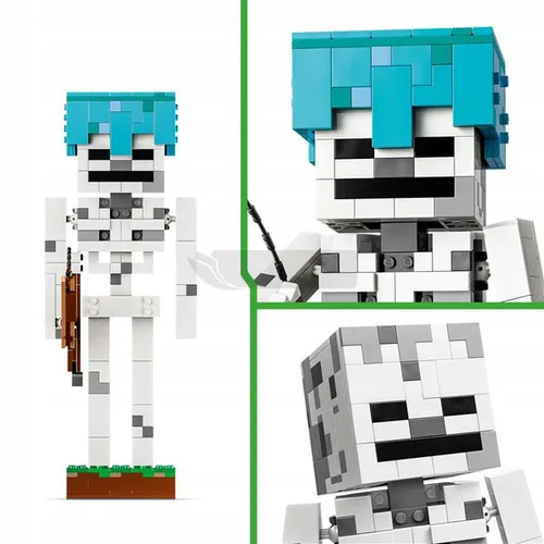LEGO Minecraft 21594 Szkielet, zestaw klocków 10+