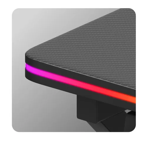 Biurko gamingowe HUZARO Hero 1.7 RGB Czarny