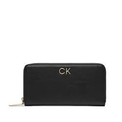 Большой женский кошелек Calvin Klein Re-Lock с кошельком Lg K60k609699 CK Black BEH