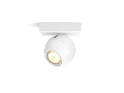 Oświetlenie punktowe Philips Hue White Ambiance Buckram 929003048601 Biały