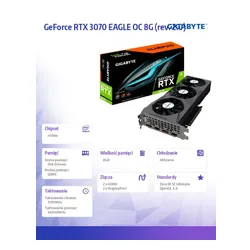 Видеокарта GeForce RTX 3070 EAGLE OC 8GB GDDR6 256bit LHR 2DP/2HDMI