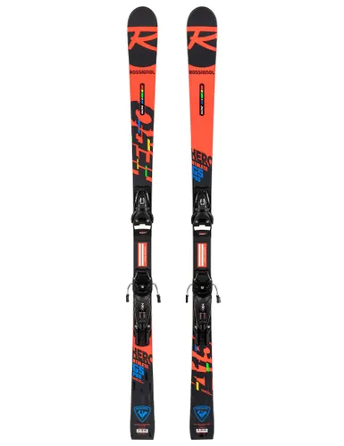 Narty gigantowe sportowe dziecięce ROSSIGNOL ATHLETE GS PRO + wiązanie LOOK NX7 z GRIP WALK - Długość (cm) - 144