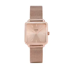 Cluse La Tétragone Cw0101207009 Mesh Full Rose Gold Colou Saati