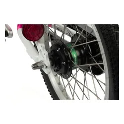 Rower dziecięcy KARBON Superlight Automatic 16 cali dla dziewczynki Różowy