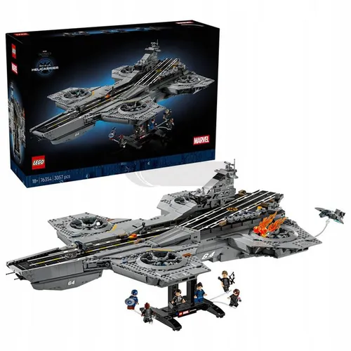 LEGO Marvel 76354 Lotniskowiec T.A.R.C.Z.Y., zestaw klocków 18+