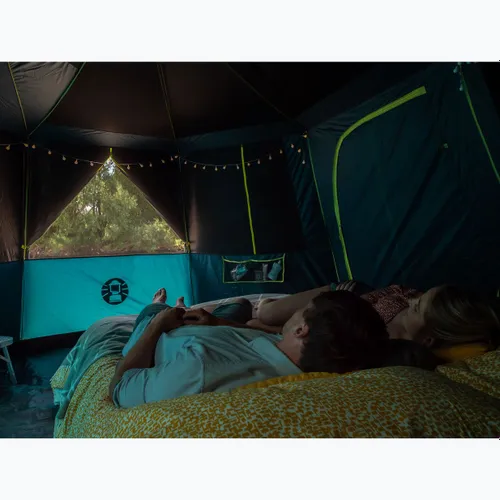 Namiot kempingowy 8-osobowy Coleman Cortes Octagon Blackout Bedroom green
