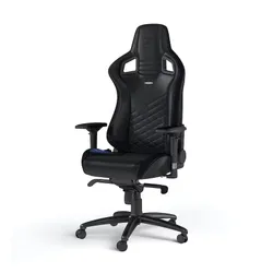 Fotel Noblechairs EPIC Black Blue Gamingowy do 120kg Skóra ECO Czarno-niebieski