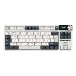 Klawiatura mechaniczna Royal Kludge RK-S85 White Night Beige Switch Biało-Czarny