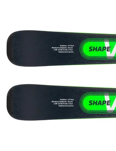 Narty męskie HEAD SHAPE V4 + wiązania HEAD PR 11 z GRIP WALK - Długość (cm) - 170