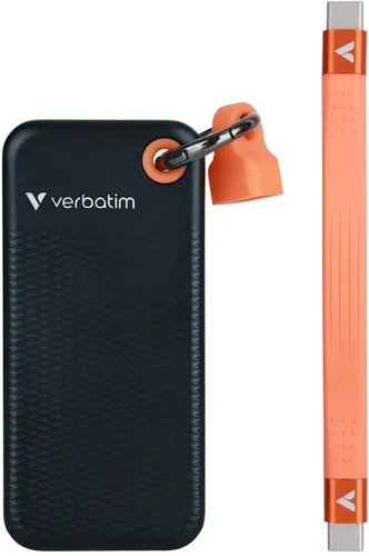 Dysk VERBATIM Pocket 2TB SSD Czarno-pomarańczowy