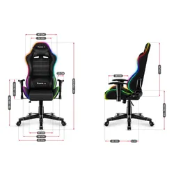 Fotel HUZARO Ranger 6.0 RGB Czarny