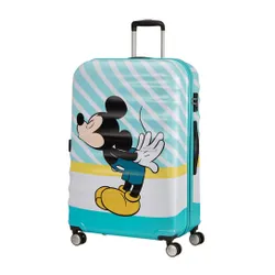 Bavul büyük American Tourister Wavebreaker Disney-Mickey blue kiss