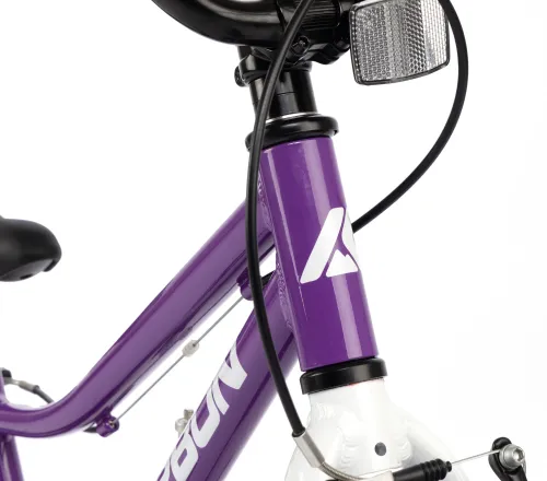 Rower dziecięcy KARBON Superlight 18 cali dla chłopca Fioletowy