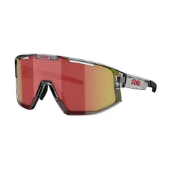 Okulary przeciwsłoneczne Bliz Vision transparent dark grey/brown red multi