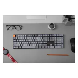 Klawiatura mechaniczna Keychron K5 Max RGB Gateron Red Szary