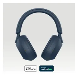 Беспроводные наушники Sony WH-1000XM5 ANC накладные наушники-Bluetooth 5.2 синий