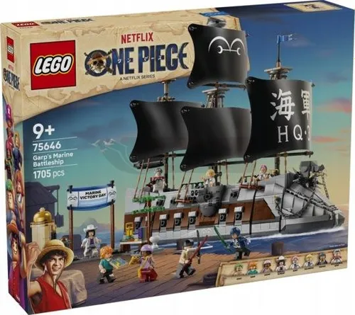 LEGO 75646 ONE PIECE: Корабль Гарпа, набор кубиков 9+