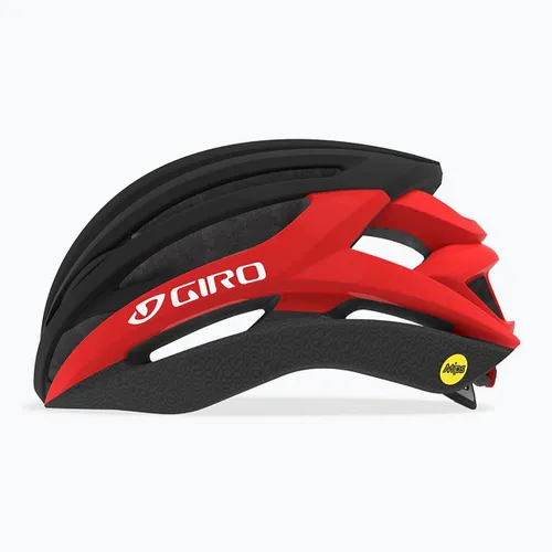 Kask rowerowy Giro Syntax Integrated MIPS matte black/bright red