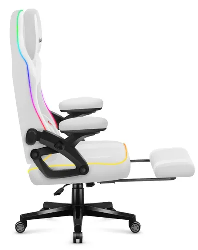 Fotel HUZARO Force 4.6 RGB Biały