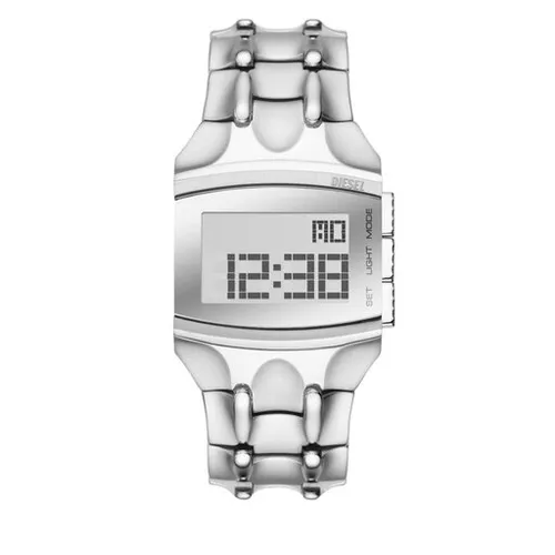 Diesel Croco Digi Dz2155 Gümüş / Gümüş Saatler