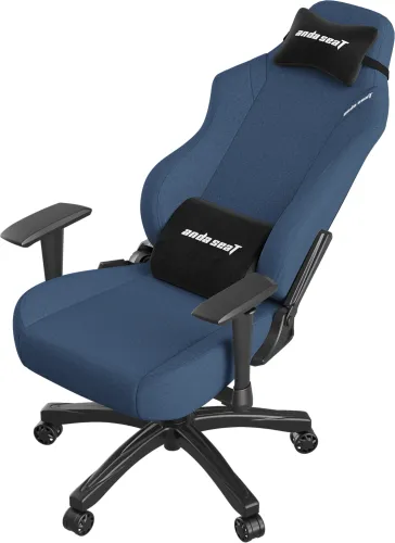 Fotel Anda Seat Luna L Dark Blue Fabric Gamingowy do 100kg Tkanina Granatowy