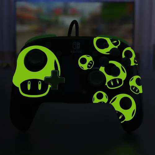 Pad PDP Rematch 1Up Glow in The Dark do Nintendo Switch Przewodowy