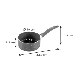 TESCOMA Manico Rosso 1,3 l grafitowy - rondel aluminiowy