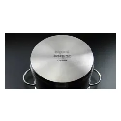 TESCOMA Vision niski 4 l - garnek ze stali nierdzewnej z pokrywką