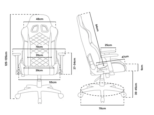 Fotel Arozzi Avanti Soft Fabric Brown Gamingowy do 120kg Tkanina Brązowy