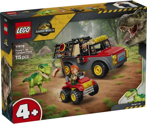 LEGO 77978 Jurassic World Ciężarówka do transportu młodego tyranozaura