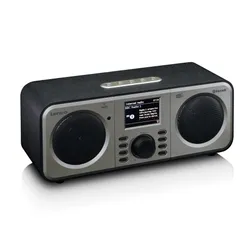 Radioodbiornik Lenco DIR-141BK Radio FM DAB+ Internetowe Bluetooth Czarno-srebrny