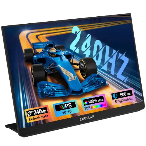 Monitor Zeuslap P16F 16" 2K IPS 240Hz 3ms Przenośny