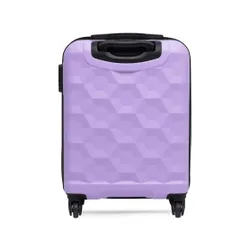 Маленький жесткий чемодан Lasocki WAL-S-02PURPLE-ABS-04 фиолетовый