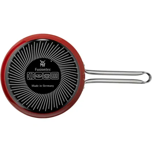 WMF Fusiontec Compact 1,8 l czerwony - rondel ze stali nierdzewnej z pokrywką