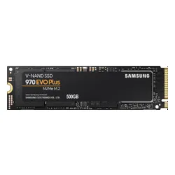 Dysk SSD Samsung 970 EVO Plus 500 GB M.2 2280 PCI-E x4 Gen3 NVMe (MZ-V7S500BW)