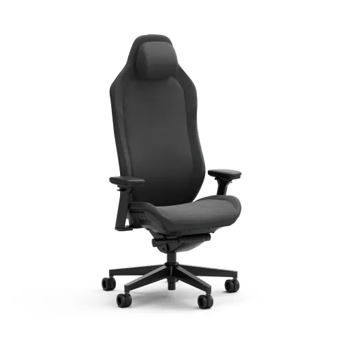 Fotel Fractal Design Refine Fabric Dark Gamingowy do 125kg Tkanina Czarny