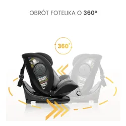 Автокресло Caretero Mokki I-Size, 40-150 cm, 0-36 kg, черно-розовый