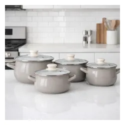 Zestaw garnków Altom Design 02050021312 Indukcja Emalia 8 elementów