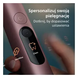 Szczoteczka soniczna PHILIPS Sonicare DiamondClean 9900 Prestige HX9813/95 Różowy