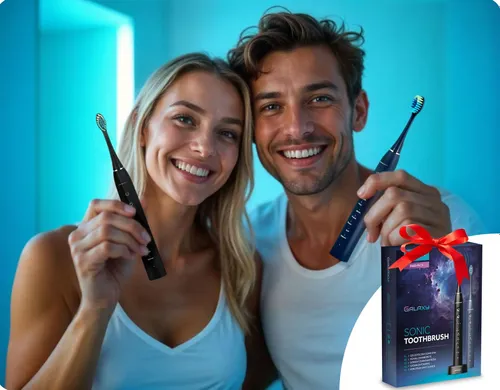 Szczoteczka soniczna BERDSEN Galaxy Duo (2 sztuki) Czarny i Granatowy
