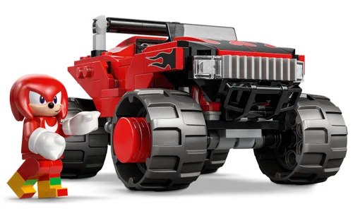 LEGO 77118 Sonic the Hedgehog Silver w samochodzie kontra Knuckles w monster trucku