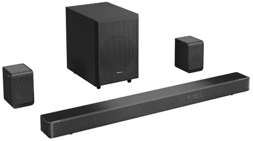 Soundbar HISENSE AX5120G Czarny 5.1.2-kanałowy, Bezprzewodowy Subwoofer,HDMI eARC,Dolby Atmos,DTS:X,HD Master