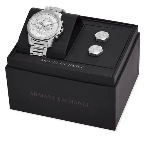 Armani Exchange Banks Hediye Seti Saat AX7141 Gümüş