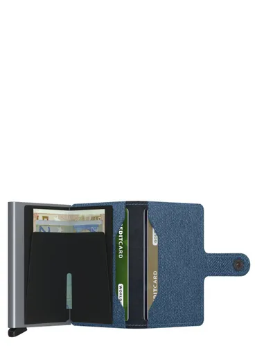 RFID Gizli Miniwallet Bükümlü Cep Cüzdanı-Kot Mavisi