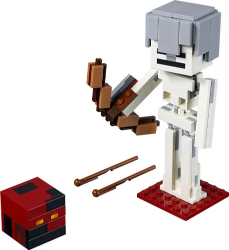 LEGO Minecraft BigFig Magmatik küplü iskelet (21150)