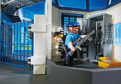 Playmobil 6919 полицейский участок с тюрьмой