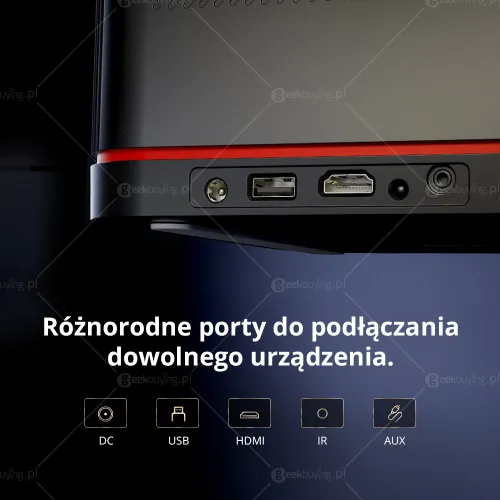 Projektor ETOE Whale Pro LED Full HD Wi-Fi Bluetooth Chromecast AirPlay Android TV