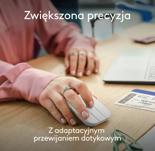 Myszka Logitech Mobi Fold Biały